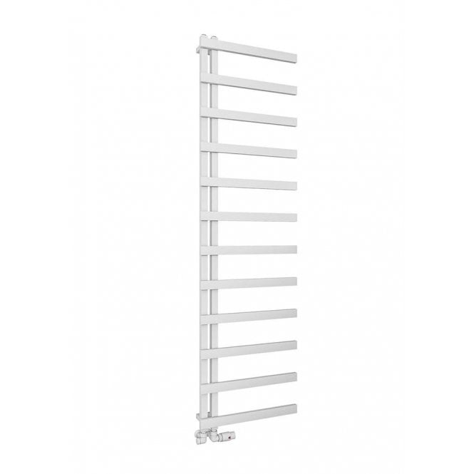 Eastbrook  Platani 1800mm x 500mm Towel Rail Matt White   89.1332