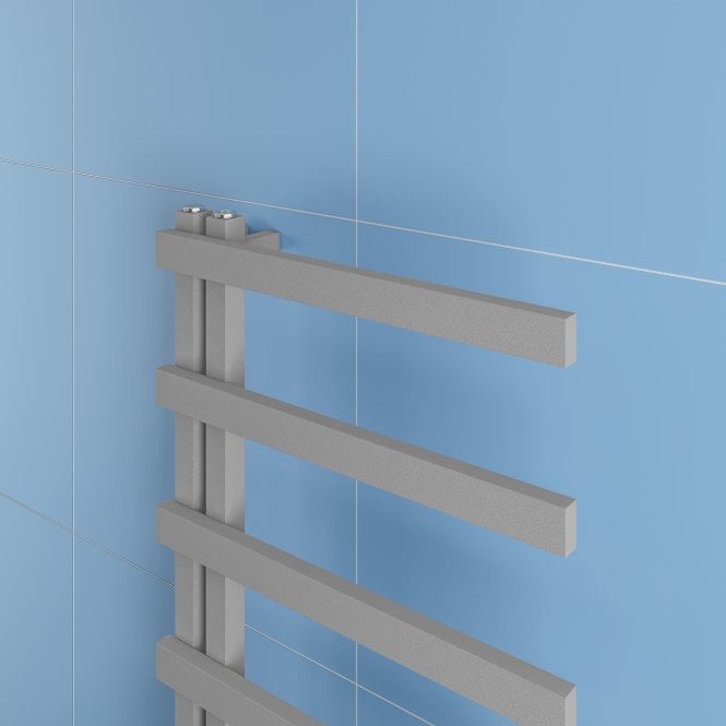Eastbrook  Platani 800mm x 500mm Towel Rail Matt Grey   89.1334