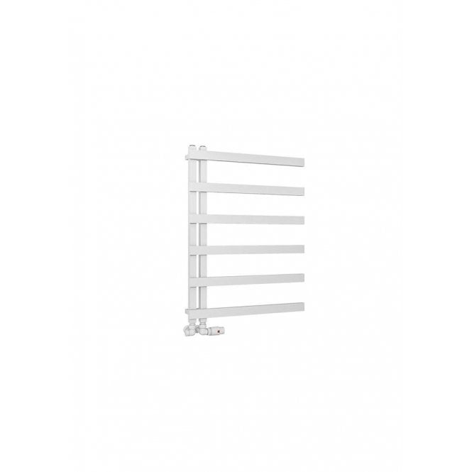 Eastbrook  Platani 800mm x 600mm Towel Rail Matt White   89.1329
