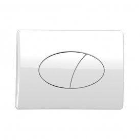 Eastbrook Pneumatic Push Plate Round White   90.0008