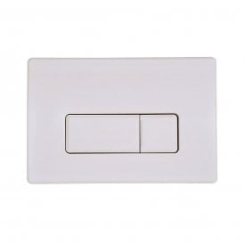 Eastbrook Pneumatic Push Plate Square White   90.0005