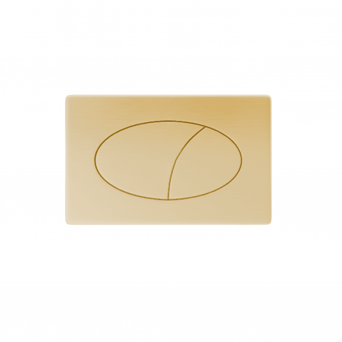 Eastbrook  Pneumatic Round Push Plate Brushed Brass   90.0016