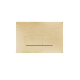 Eastbrook Pneumatic Square Push Plate Brushed Brass   90.0013