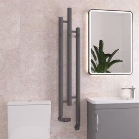 Eastbrook Portchester 1200mm x 260mm Radiator Matt Anthracite   41.0716