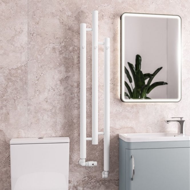 Eastbrook  Portchester 1200mm x 260mm Radiator Matt White   41.0715