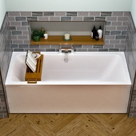 Eastbrook Portland 5mm Double Ended 1700mm x 800mm 228 Litre Bath   42.0033