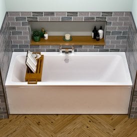 Eastbrook Portland 5mm Double Ended 1700mm x 800mm 228 Litre Bath   42.0033