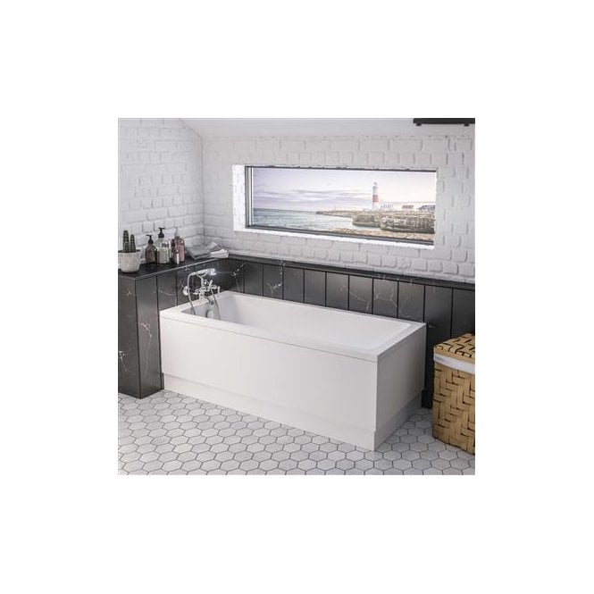 Eastbrook  Portland 5mm Single Ended 1700mm x 700mm 230 Litre Bath   42.0504