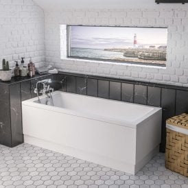 Eastbrook Portland 5mm Single Ended 1700mm x 800mm 264 Litre Bath   42.0501