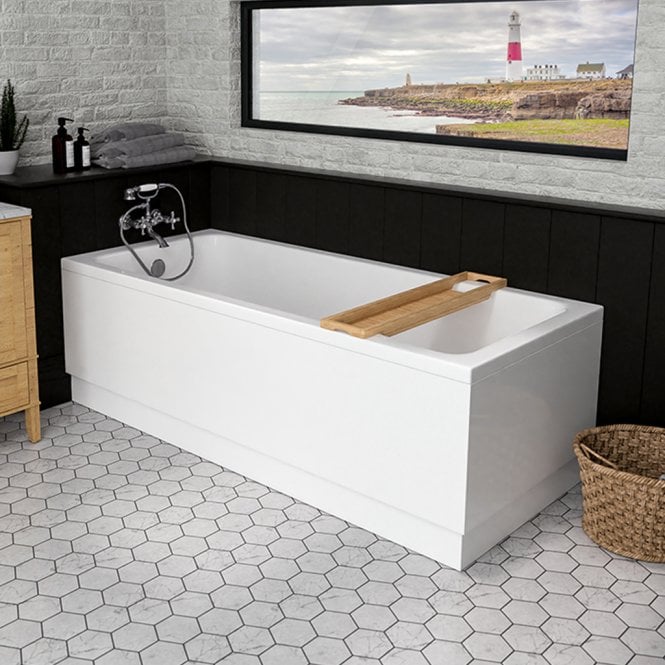 Eastbrook  Portland 5mm Single Ended 1700mm x 900mm 297 Litre Bath   42.0013