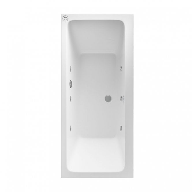 Eastbrook  Portland Beauforte Double Ended 6 Jet Whirlpool 1700mm x 750mm 231 Litre Bath   42.2004