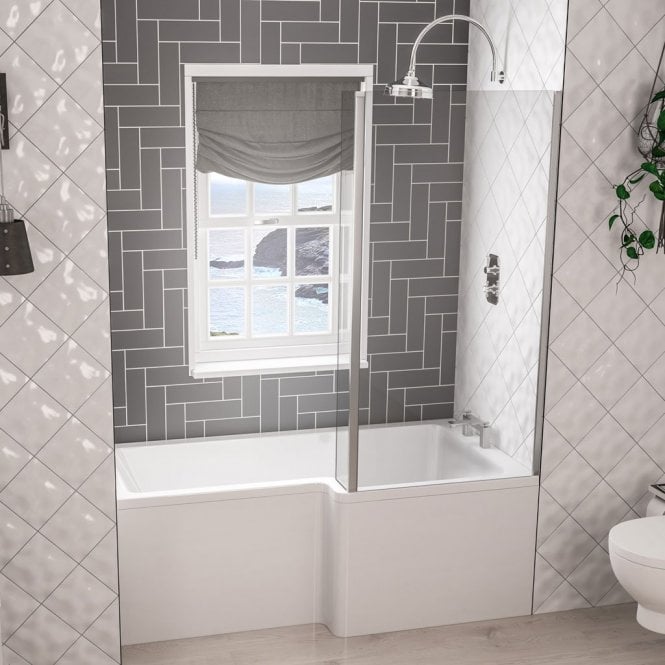 Eastbrook  Portland Beauforte L Shaped 1600mm x 850mm x 700mm Left Hand 249 Litre Bath   42.1231