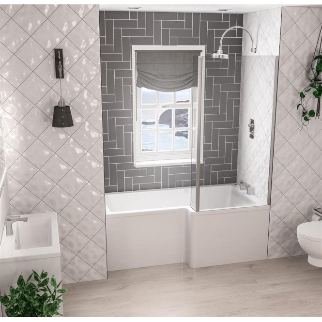 Eastbrook  Portland Beauforte L-Shaped 1700mm x 850mm x 700mm Left Hand 274 Litre Bath   42.1181