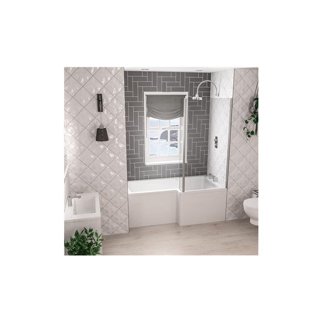 Eastbrook  Portland Beauforte L-Shaped 1700mm x 850mm x 700mm Right Hand 274 Litre Bath   42.1182