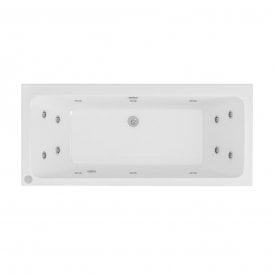 Eastbrook Portland DE 1800mm x 800mm (440) Beauforte C/W 14 Jet Whirlpool Chrome Chrome 42.2033