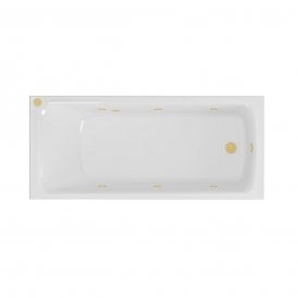 Eastbrook Portland SE 1700mm x 700mm (440) Beauforte C/W 6 Jet Whirlpool Brushed Brass Brushed Brass 42.2021