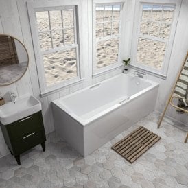 Eastbrook Portland SE TG 1800mm x 700mm (440) 5mm White 42.0254