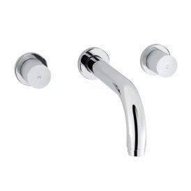 Eastbrook Prado Cylinder 3 Hole Wall Mounted Bath Filler Chrome   79.0058