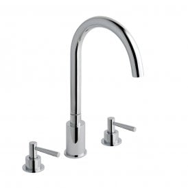 Eastbrook Prado Lever 3 Hole Deck Basin MIxer Chrome   79.0035