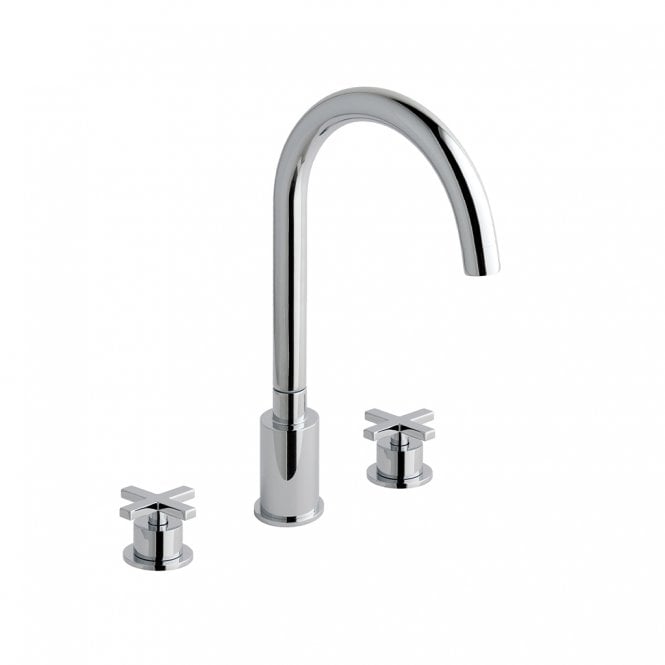 Eastbrook  Prado Star 3 Hole Bath Filler Chrome   79.0046