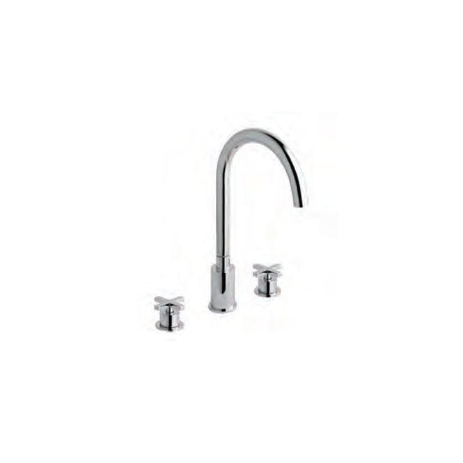 Eastbrook  Prado Star 3 Hole Deck Basin MIxer Chrome   79.0045