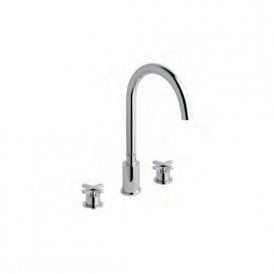 Eastbrook Prado Star 3 Hole Deck Basin MIxer Chrome   79.0045