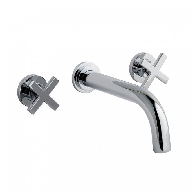 Eastbrook  Prado Star 3 Hole Wall Mounted Basin Mixer Chrome   79.0047