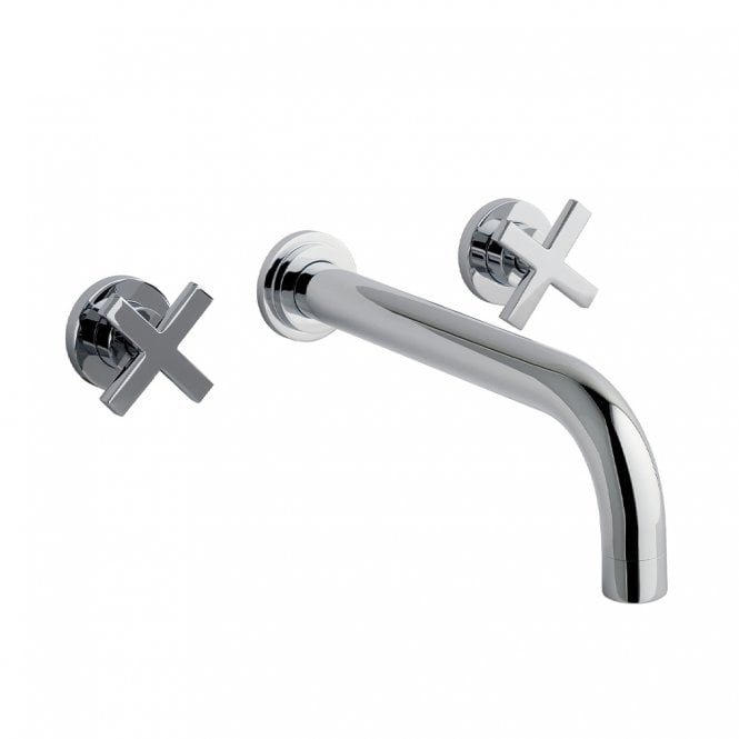 Eastbrook  Prado Star 3 Hole Wall Mounted Bath Filler Chrome   79.0048