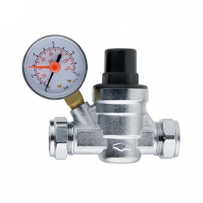 Eastbrook  Pressure Reducing Valve 15mm x 15mm Silver   41.3000