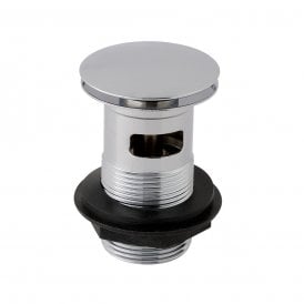Eastbrook Push Button Basin Waste Chrome   25.0002