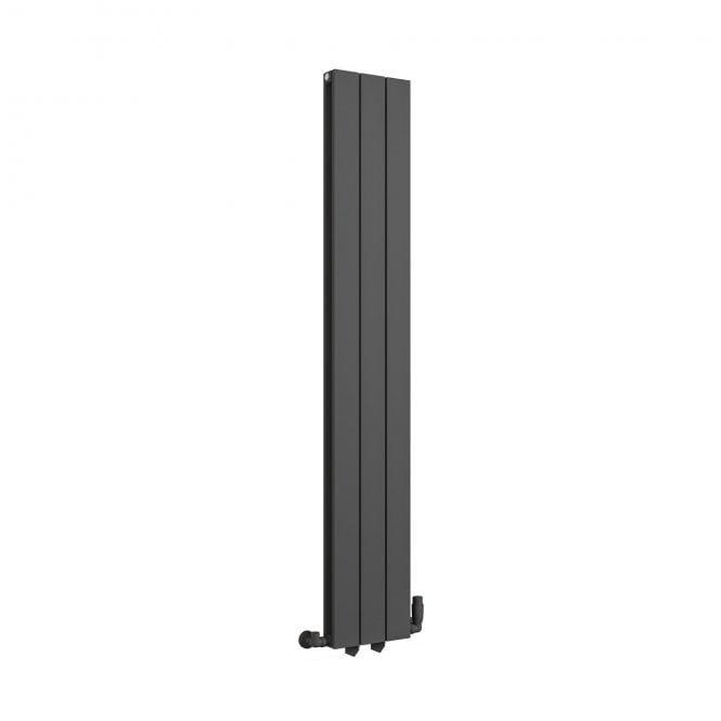 Eastbrook  Queenswood 1800mm x 291mm Aluminium Radiator Matt Anthracite   81.0273