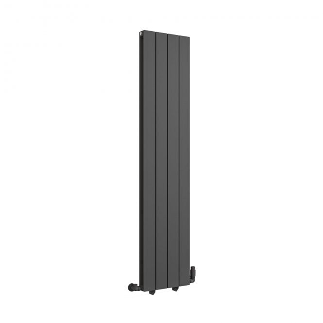 Eastbrook  Queenswood 1800mm x 388mm Aluminium Radiator Matt Anthracite   81.0274