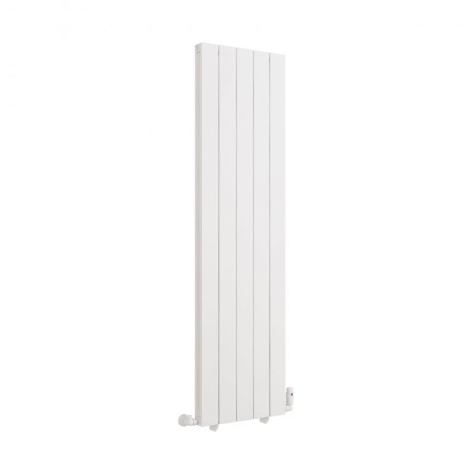Eastbrook  Queenswood 1800mm x 485mm Aluminium Radiator Matt White   81.0263
