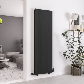 Eastbrook Queenswood 1800mm x 582mm Aluminium Radiator Matt Black   81.0288