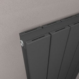 Eastbrook Queenswood 600mm x 1067mm Aluminium Radiator Matt Anthracite   81.0281