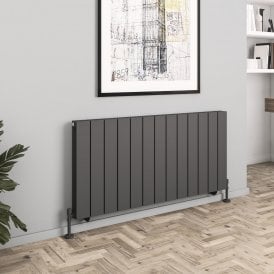Eastbrook Queenswood 600mm x 1261mm Aluminium Radiator Matt Anthracite   81.0282