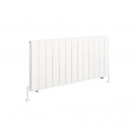 Eastbrook Queenswood 600mm x 1261mm Aluminium Radiator Matt White   81.0270