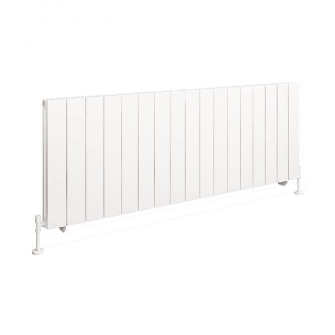 Eastbrook  Queenswood 600mm x 1649mm Aluminium Radiator Matt White   81.0272