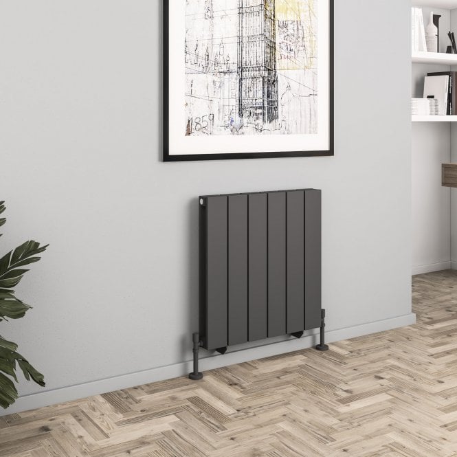 Eastbrook  Queenswood 600mm x 582mm Aluminium Radiator Matt Anthracite   81.0278