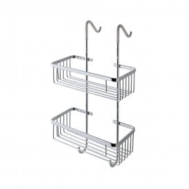 Eastbrook Rectangle Hanging Basket 275mm x 125mm x 510mm Chrome   52.213