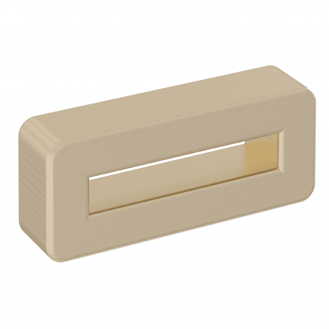 Eastbrook  Rectangular Overflow Brushed Brass   98.3013