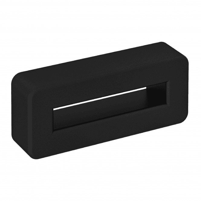 Eastbrook  Rectangular Overflow Matt Black   98.3012
