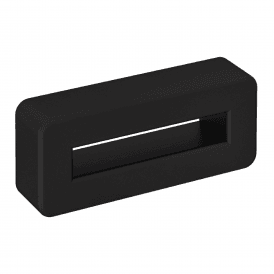 Eastbrook Rectangular Overflow Matt Black   98.3012