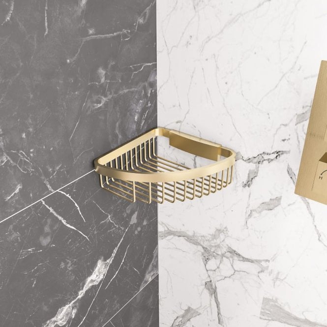 Eastbrook  Removable Corner Basket Brushed Brass 52.613