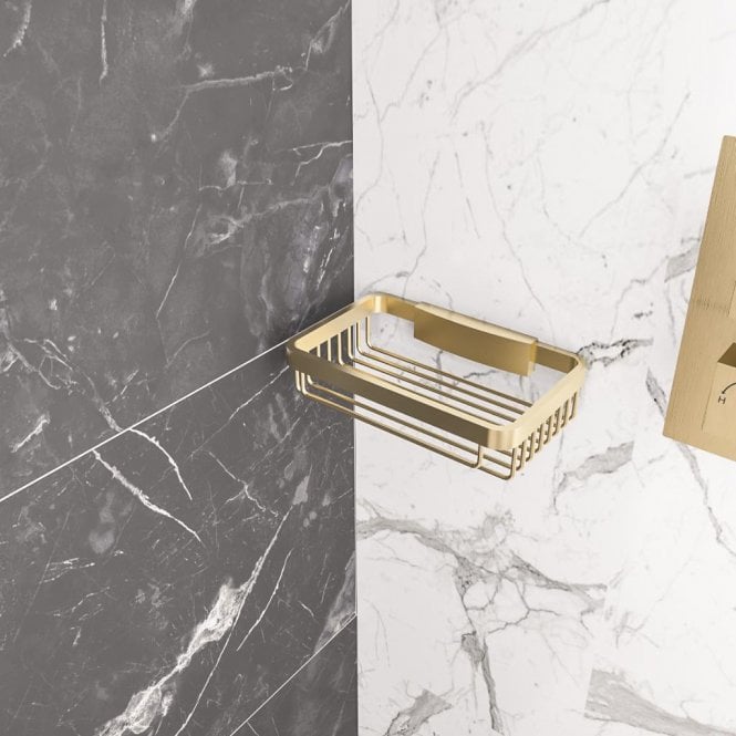 Eastbrook  Removable Wall Basket Brushed Brass 52.616