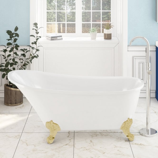 Eastbrook  Richmond 1620 x 690mm x 760mm Freestanding Bath White   33.0019