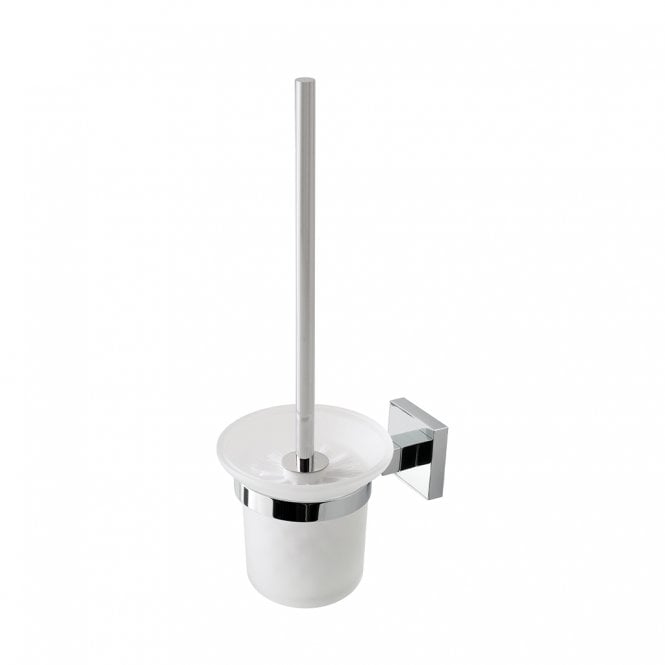 Eastbrook  Rimini Glass Brush Holder Chrome   52.112