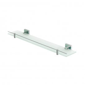 Eastbrook Rimini Glass Shelf With Barrier Chrome   52.108