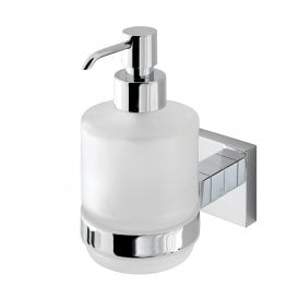 Eastbrook Rimini Glass Soap Dispenser Chrome   52.104