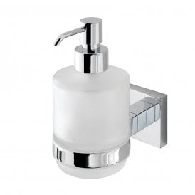 Eastbrook Rimini Glass Soap Dispenser Chrome   52.104